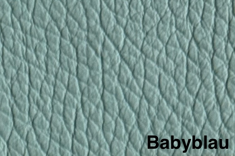 Leder Babyblau