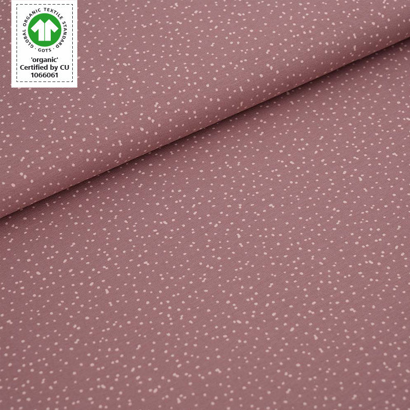 Jersey altrosa gepunktet