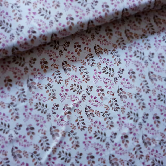 Jersey Aquarellblumen