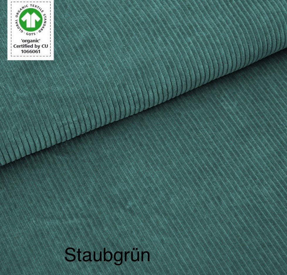 Cord Nicky Staubgrün