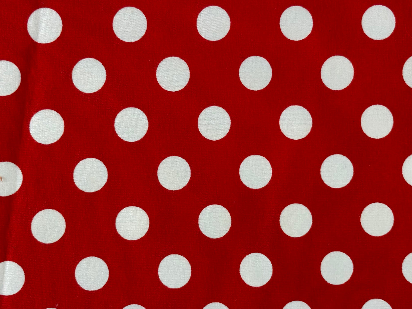 Jersey Punkte groß rot