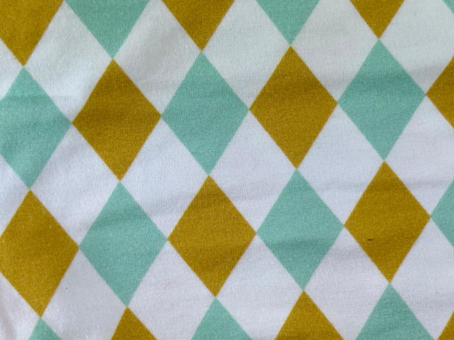 Jersey Rauten mint / Senf