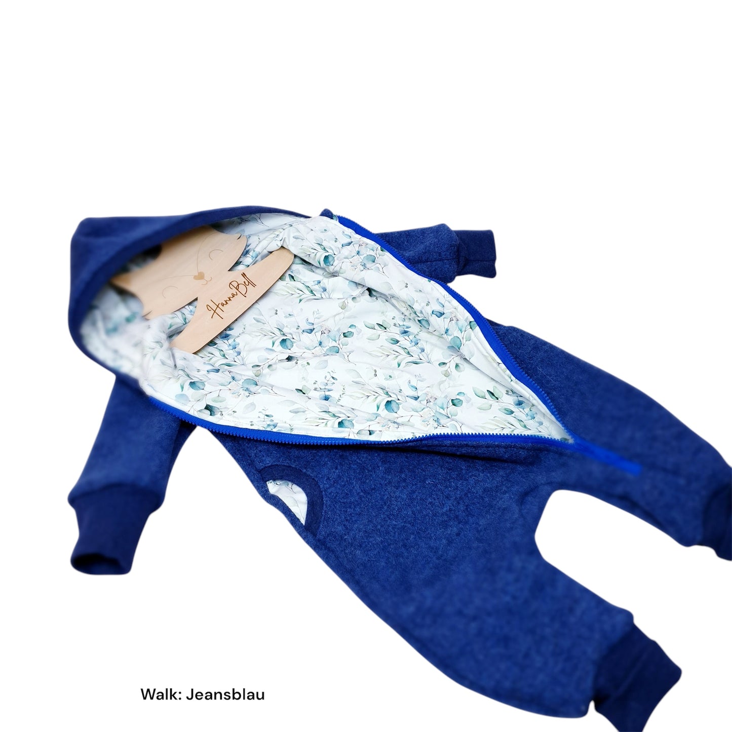 Blauer Overall für Babys aus Walk