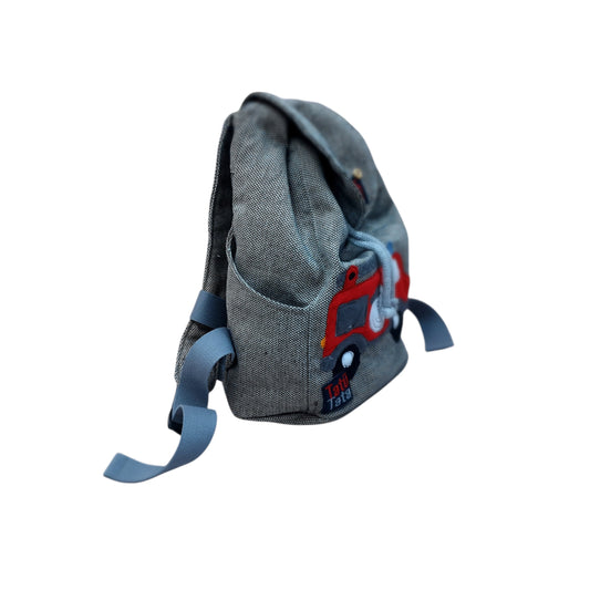 HannaBell Kita Rucksack -Feuerwehr-Motiv, personalisiert mit Namen