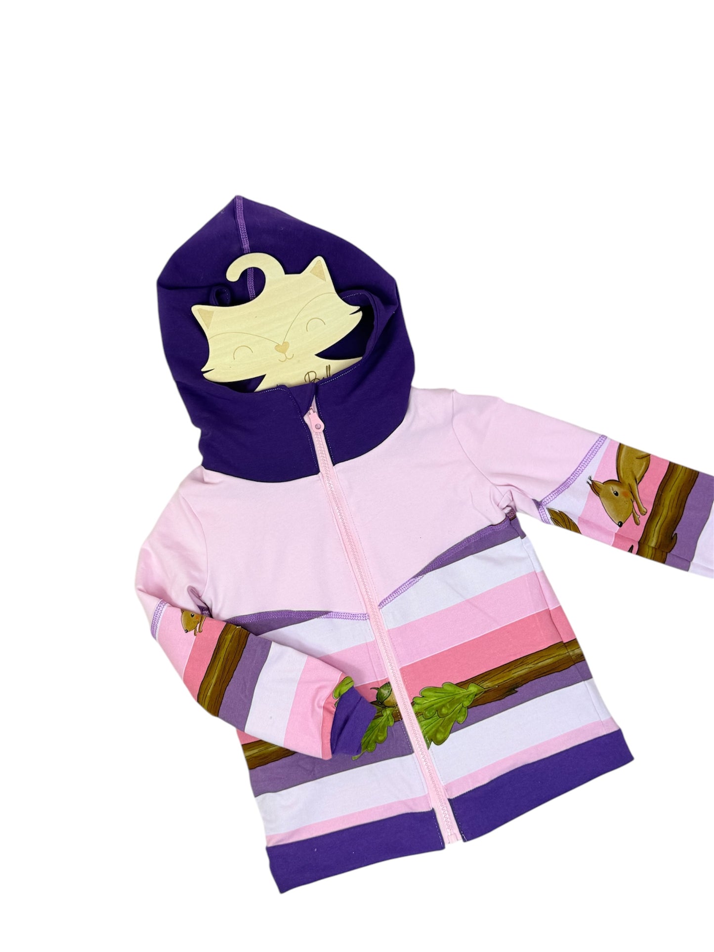 Detailansicht Reißverschluss: Stabiler Reißverschluss in der Frontansicht