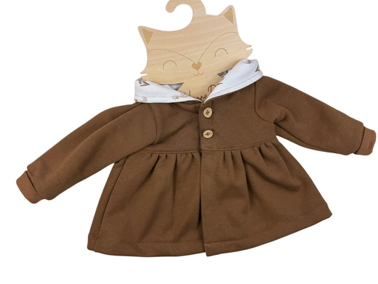 Vorderansicht der Cardigan mit Knopfleiste