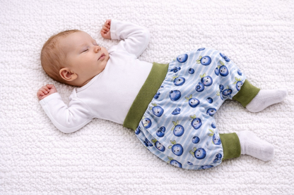 Bequeme Babyhose aus Baumwolljersey mit langen Bündchen