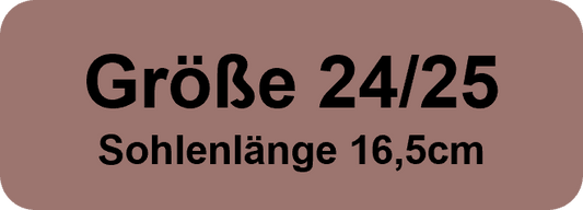 Größe 24/25 Sohlenlänge 16,5cm