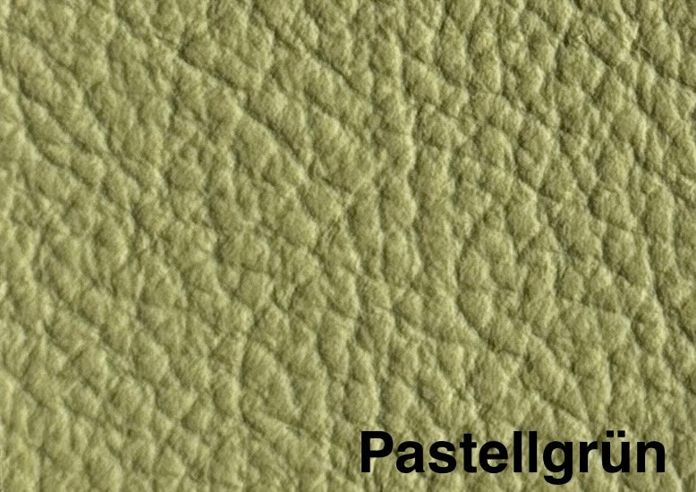 Leder Pastellgrün