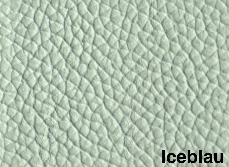 Leder Iceblau