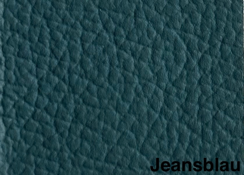 Leder Jeansblau