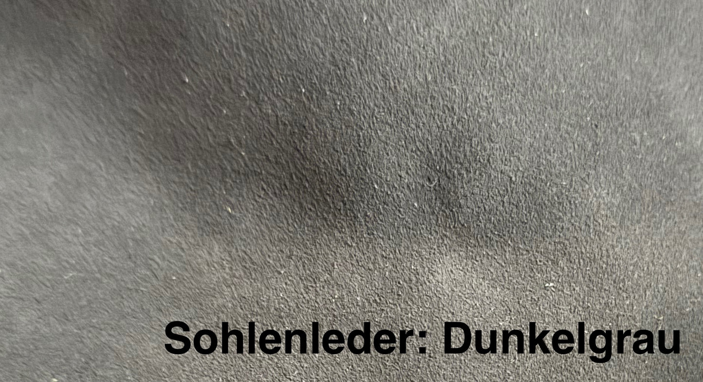 Sohlenleder Dunkelgrau