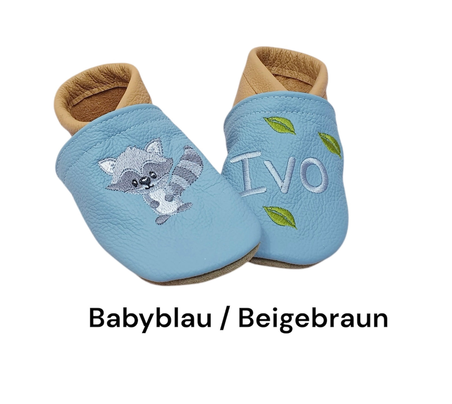 Hier Deine individuelle Lederpuschen - Größe 18-31 zusammenstellen Personalisierbar