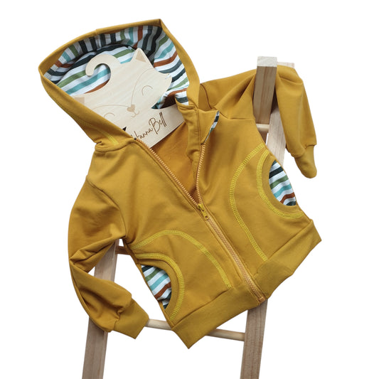Individuelle Sweatjacke für Kinder - Wunschfarben & Stickerei, viele Motive, Größen 56-128