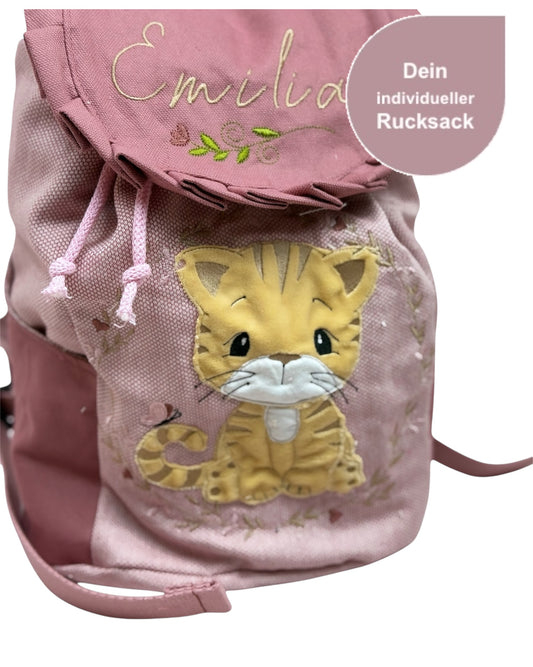 Kita oder Kindergartenrucksack für Kinder von 2-6 Jahren zum selber gestalten. Der Rucksack wird nach Wnsch angefertigt 